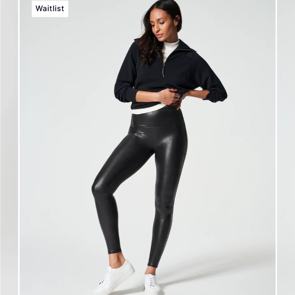 Spanx Leather Leggings